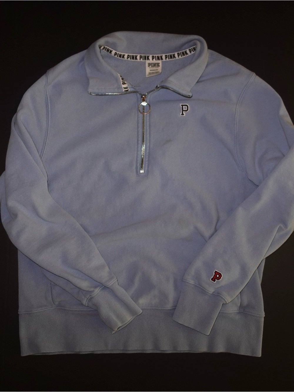Victoria's Secret PINK Light Lavender Half-Zip Pullover